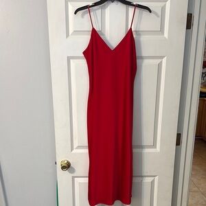 Gianni Bini Elegant Red Slip Dress